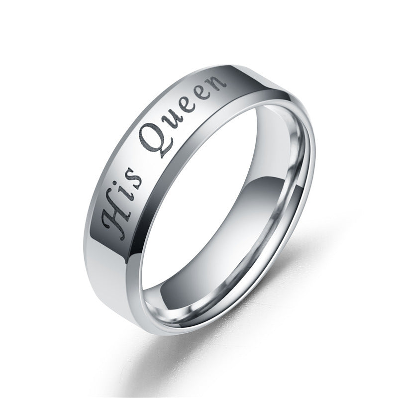 Stainless Steel Jewelry Couple Ring