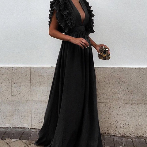 Plus Size Maxi Dress Womens Party Gown Long Dresses - Fashionner