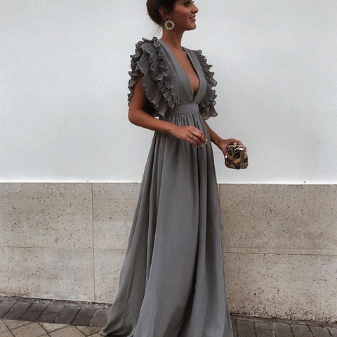 Plus Size Maxi Dress Womens Party Gown Long Dresses - Fashionner