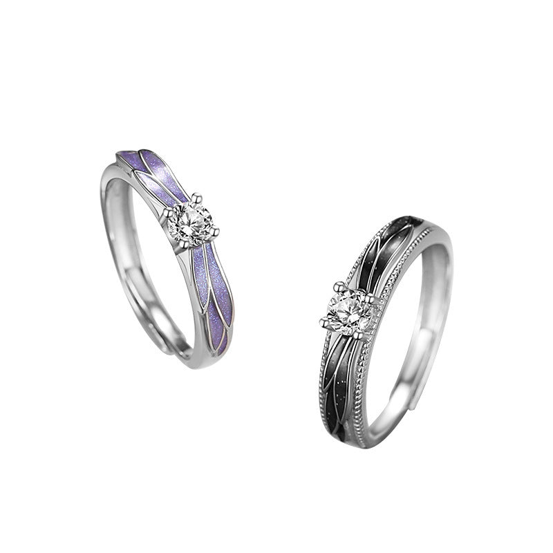 Original Angel Wing Couple Ring