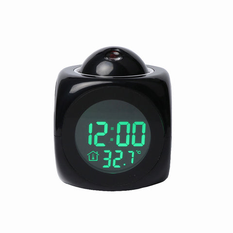 Réveil de projection à LED Horloge vocale Horloge vocale