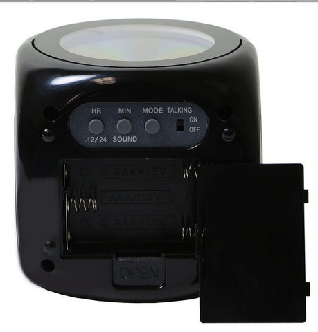 Réveil de projection à LED Horloge vocale Horloge vocale