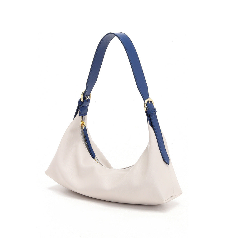 Bags Handbags New Style French Retro Underarm Bag Fashion Trend Women Handbag Simple Shoulder Bag - Fashionner
