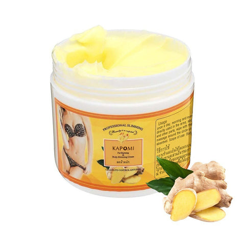 Crème raffermissante gingembre amincissante pour massage