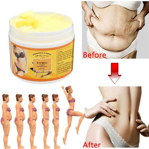 Crème raffermissante gingembre amincissante pour massage
