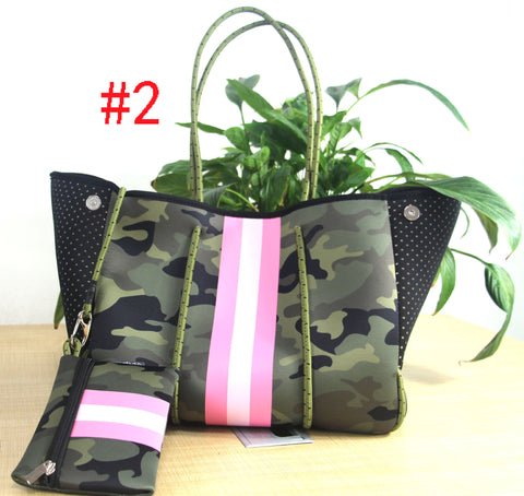 Fashionx Spain Women Luxury Shoulder Bag Large Neoprene Light Bolsas Female Travel Beach Holiday Handbags - Fashionner