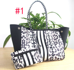 Fashionx Spain Women Luxury Shoulder Bag Large Neoprene Light Bolsas Female Travel Beach Holiday Handbags - Fashionner