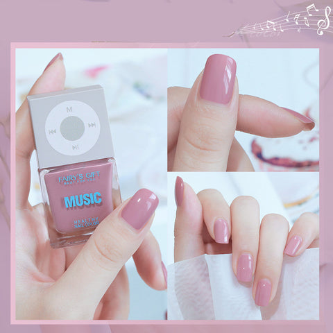 Odorless, Baking-free Nail Polish, Non-peelable Oily Nail Polish, Cherry Color Nail Polish - Fashionner