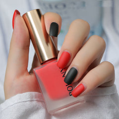 Peelable Nail Polish Matte Matte Nail Polish Odor-Free Water-Based Nail Polish Candy Color Nail Polish - Fashionner