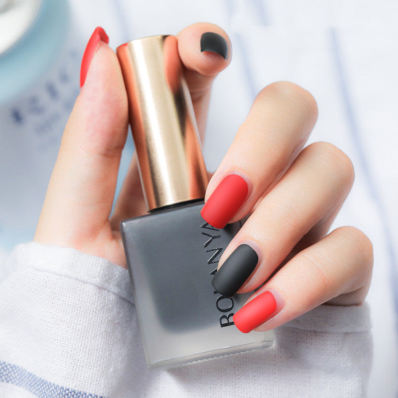 Peelable Nail Polish Matte Matte Nail Polish Odor-Free Water-Based Nail Polish Candy Color Nail Polish - Fashionner