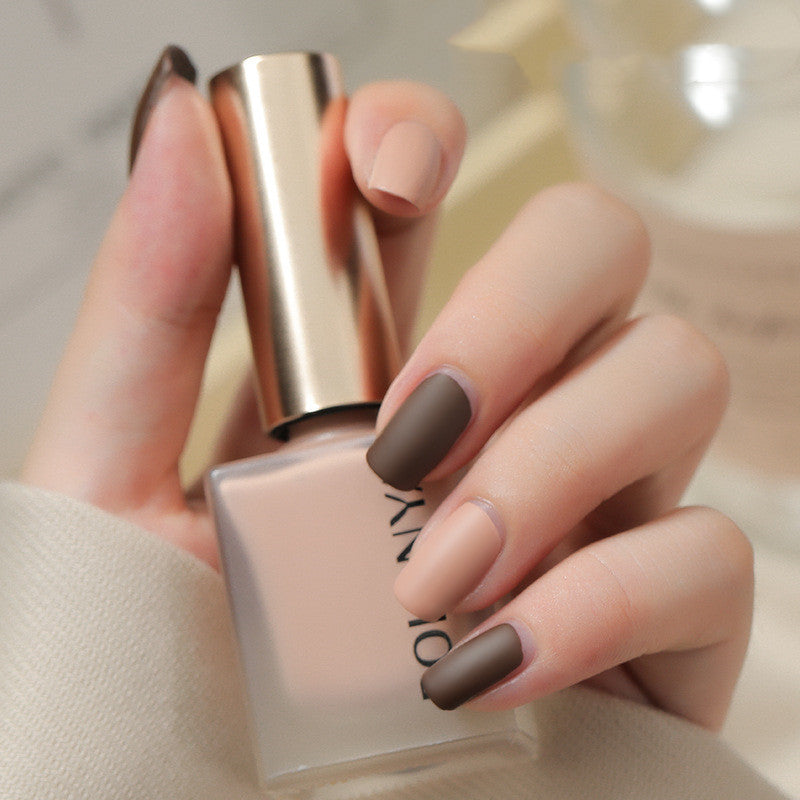 Peelable Nail Polish Matte Matte Nail Polish Odor-Free Water-Based Nail Polish Candy Color Nail Polish - Fashionner