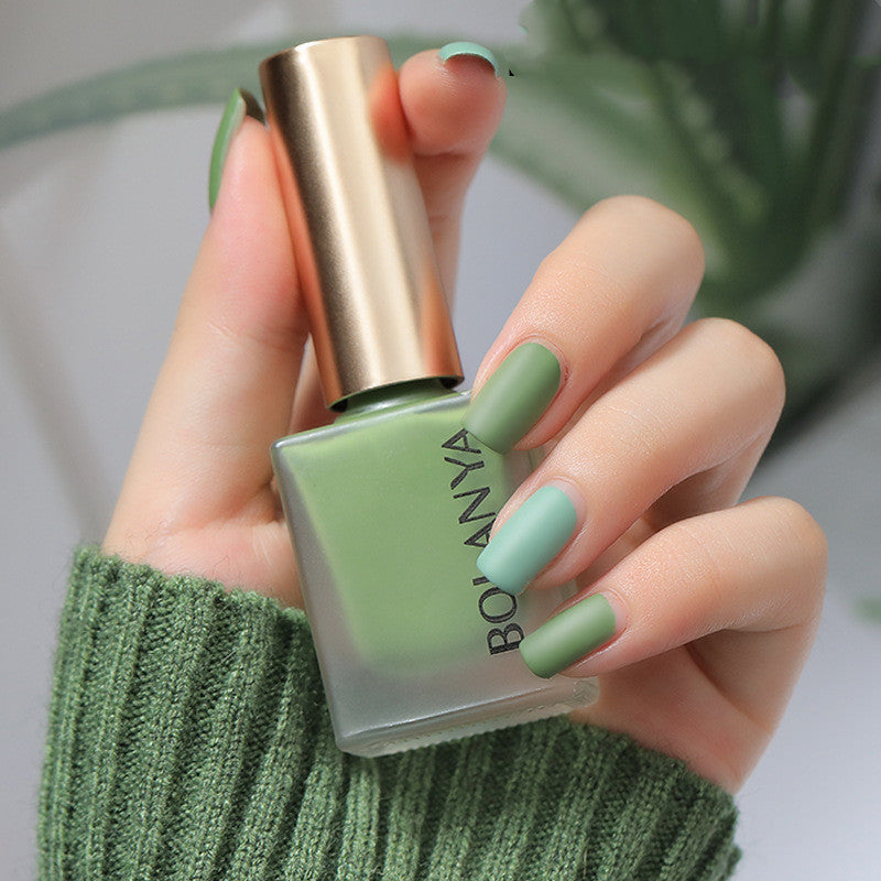 Peelable Nail Polish Matte Matte Nail Polish Odor-Free Water-Based Nail Polish Candy Color Nail Polish - Fashionner