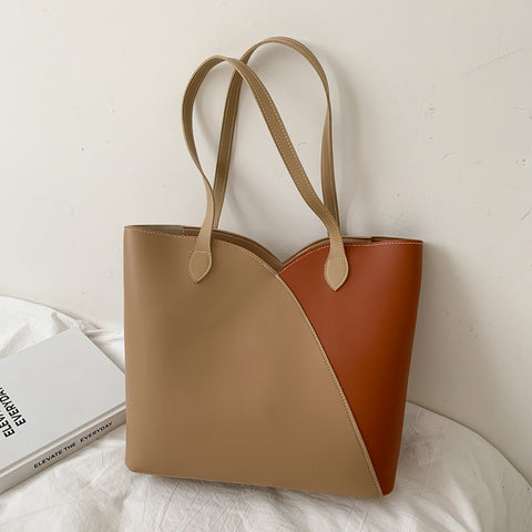Women's Big Bags Autumn Tide New Handbags Western Style Wild Fashion Large-Capacity Shoulder Bag Tote Bag Women - Fashionner