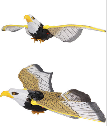 Simulation Oiseau Chat Jouets Interactifs pour Animaux de Compagnie Aigle Volant Suspendu Jouets Taquins pour Chatons Chiens Animaux Accessoires pour Chats Fournitures