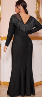 Fat Women Plus Size Evening Party Prom Long Dress Dresses - Fashionner