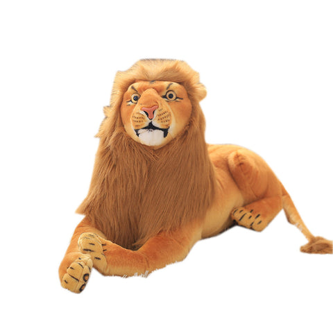 Peluche lion de simulation Poupée en peluche