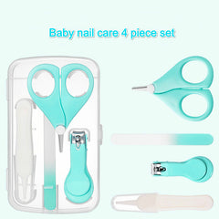 Baby Nail File Combination Set Baby Nail Clipper Four-Piece Set Baby Safety Nail Clipper - Fashionner
