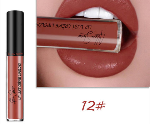Gloss à lèvres à texture crème soyeuse Aliexpress Shopee Lèvres brillantes exclusives transfrontalières Rouge à lèvres