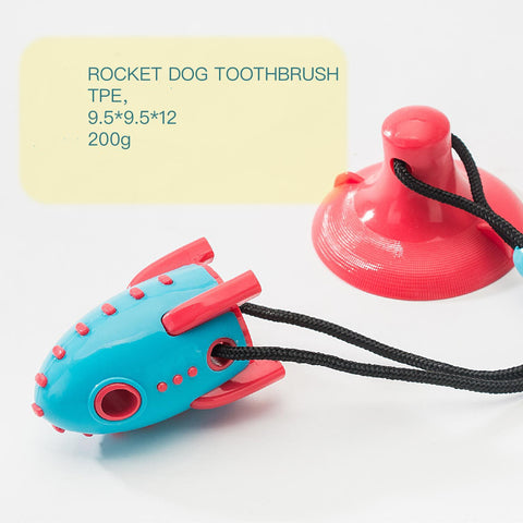 Jouets Rocket Dog pour chiens : jouets qui fuient la nourriture, jouets mordants, jouets résistants aux morsures