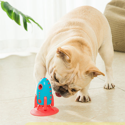 Jouets Rocket Dog pour chiens : jouets qui fuient la nourriture, jouets mordants, jouets résistants aux morsures