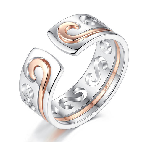 Une paire de créoles en argent S925 doré pour hommes et femmes