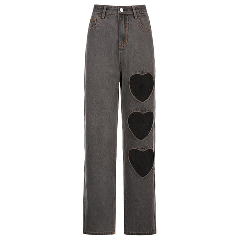 Women Flare Jeans Mid Waist Bell Jeans Stretch Slim Pants Length Jeans Fashion Design Vintage Wide Leg Denim Trousers Hole Jeans - Fashionner