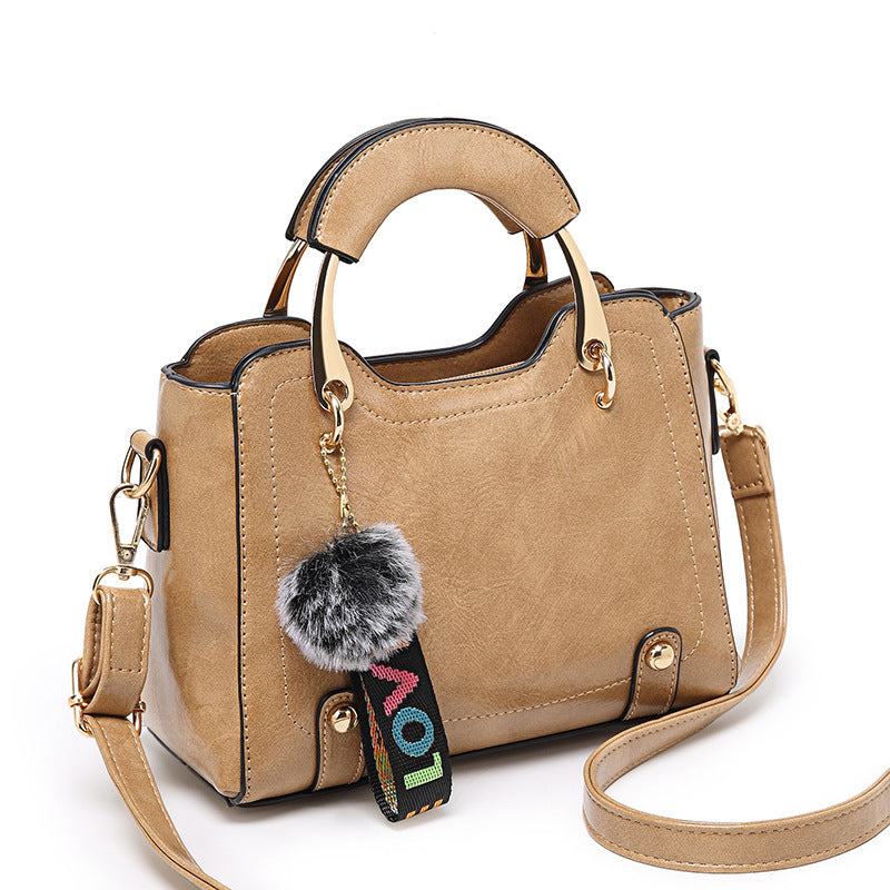 Women Vintage PU Handbag Polyester Handbag - Fashionner