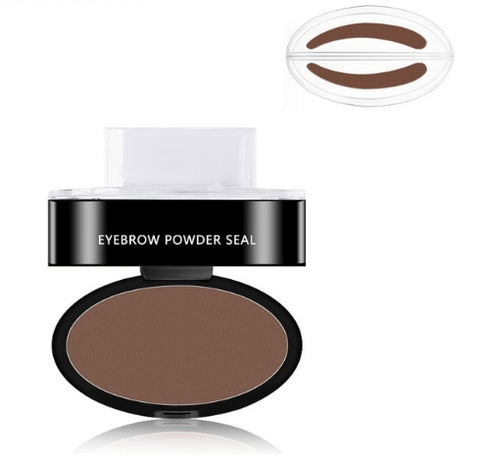 Kit Pochoir à Sourcils en Poudre Teinte Maquillage Professionnel Cosmétiques Imperméable Pochoir Rehausseur de Sourcils