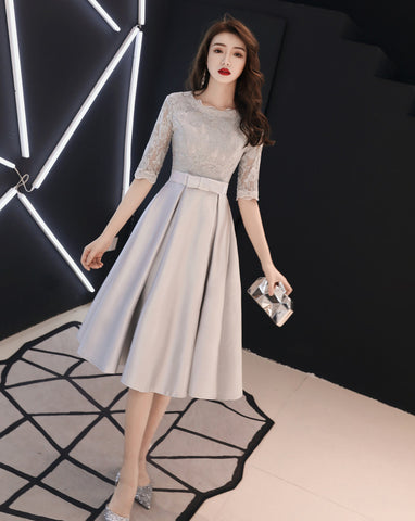 Medium sleeve Bridesmaid Dress