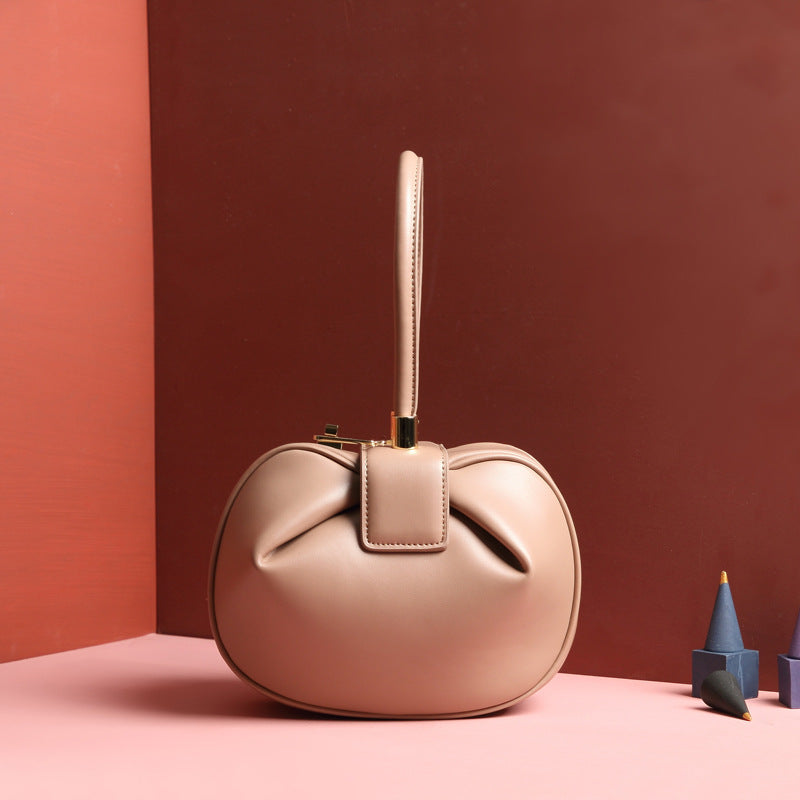 Leather handbags fashion dumplings handbag - Fashionner