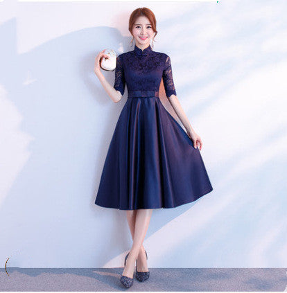 Medium sleeve Bridesmaid Dress