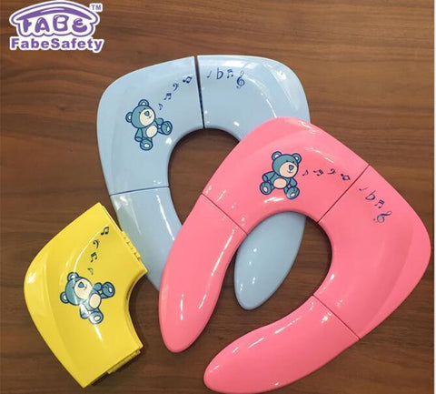 Siège de toilettes pliant pour enfants