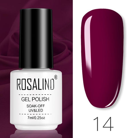 ROSALIND Gel Polish Set Manicure for Nails Semi Permanent Vernis top coat UV LED Gel Varnish Soak Off Nail Art Gel Nail Polish - Fashionner