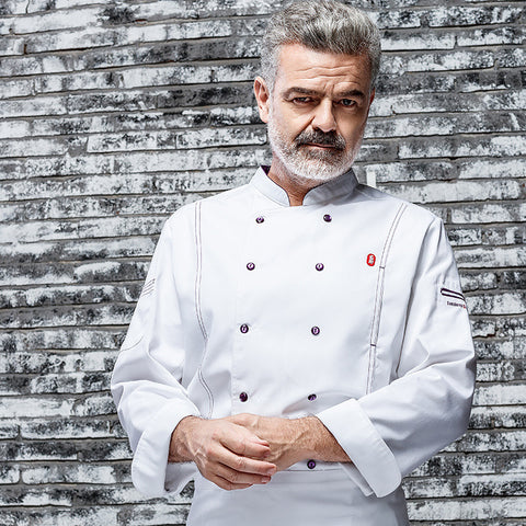 Men's And Women's Breathable Hotel Chef Head Work Uniform
