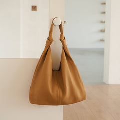 Women's Leather Handbag All-matching Underarm Bag - Fashionner