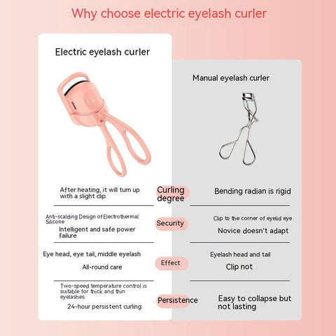 Recourbe-cils chauffant électrique portable, peigne chauffant pour cils longs, outils de maquillage, recourbe-cils thermique, recourbe-cils électrique rechargeable, recourbe-cils chauffant portable