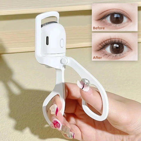 Recourbe-cils chauffant électrique portable, peigne chauffant pour cils longs, outils de maquillage, recourbe-cils thermique, recourbe-cils électrique rechargeable, recourbe-cils chauffant portable
