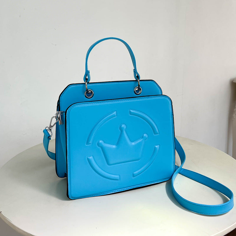 Women's Shoulder Bag Embossed Simple Cross-border PU Soft Leather Textured - Fashionner