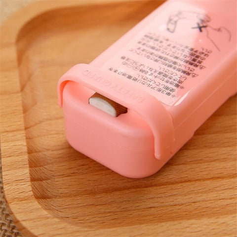 Clip alimentaire domestique mini-scelleuse portative pour sacs en plastique à collation