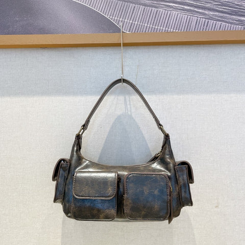 Simple One-shoulder Underarm Tote Bag - Fashionner