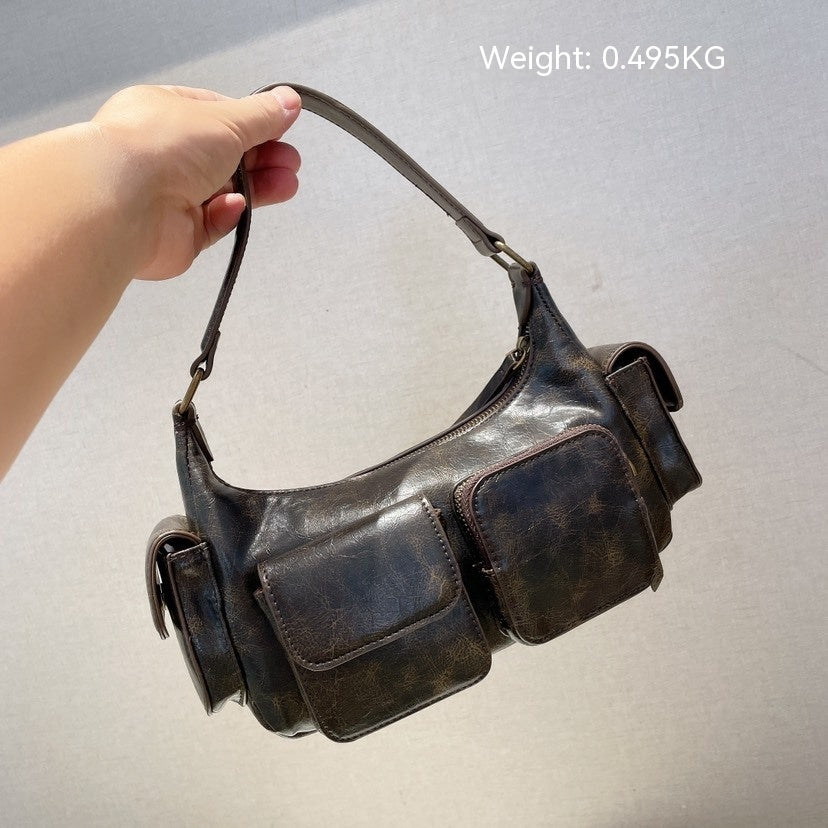 Simple One-shoulder Underarm Tote Bag - Fashionner