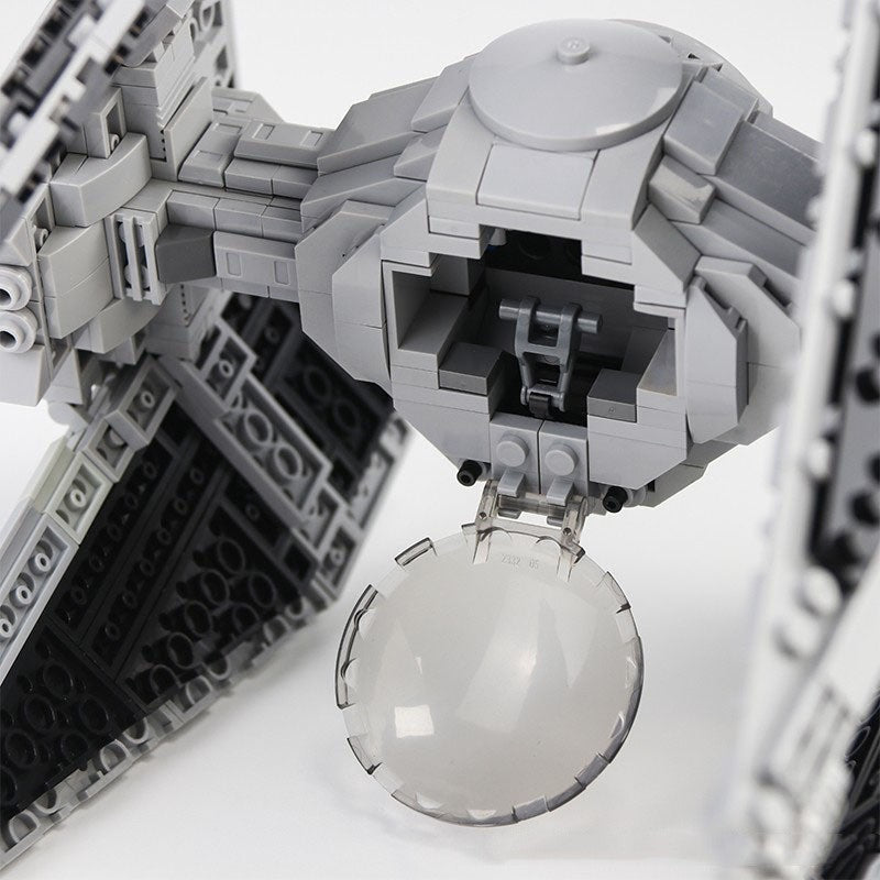 Titanium Fighter Double Ion Engine Fighter Building Blocks Toy