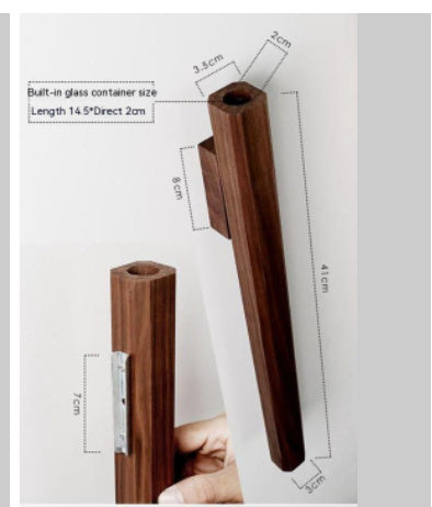 Flower Arrangement Vase Japanese Style Wall Hanging Vase Flower Hydroponic Bottle Rack