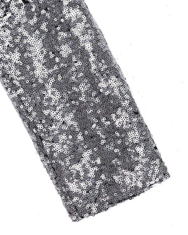 Femmes Veste Mince Manteau Printemps Automne Manches Longues Revers Mode Argent Noir Paillettes Élégant Slim Travail Blazers Costume féminin
