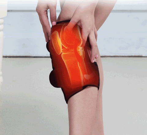 Appareil de massage électrique infrarouge chauffant pour les genoux, coudes et articulations, avec thérapie par vibration, physiothérapie, soulagement de la douleur