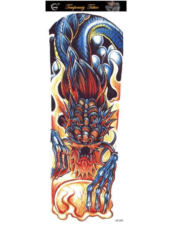 Buy Original Big Picture Full Arm Waterproof Tattoo Sticker online at Fashionner.