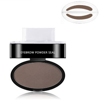 Kit Pochoir à Sourcils en Poudre Teinte Maquillage Professionnel Cosmétiques Imperméable Pochoir Rehausseur de Sourcils