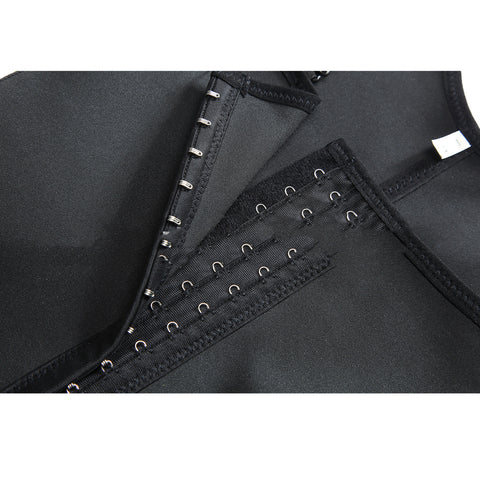 Rubber body shaper buttoned body shaper