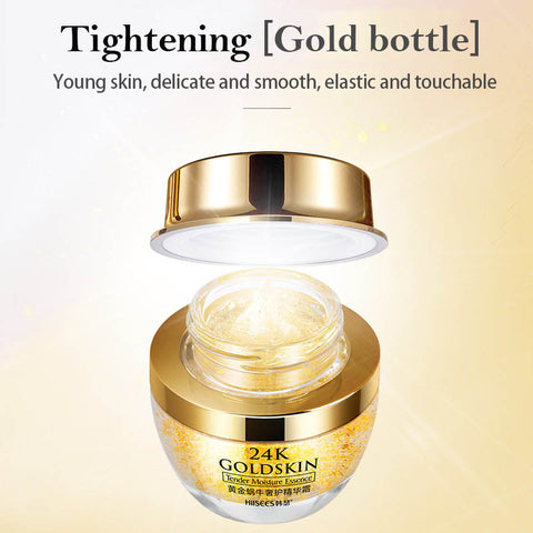 Crème Visage Or 24K Soin Peau Sèche Blanchissante Éclaircissante à la Bave d'Escargot