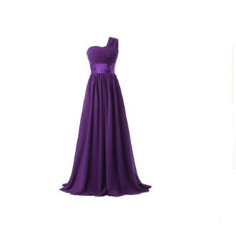 Longue robe de soirée de banquet multicolore